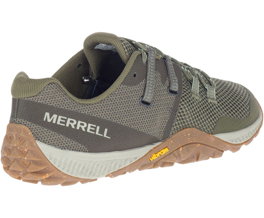 Merrell Sneakers Olive - Trail Glove 6 - Womens 02CJNISBU